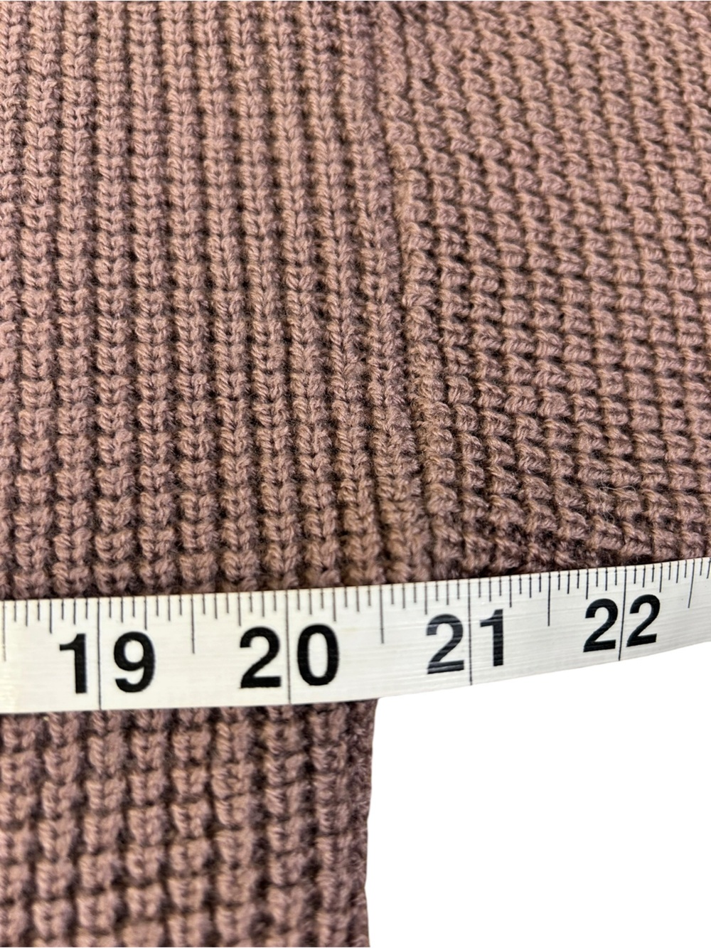 ARITZIA WILFRED FREE Wolter Sweater Mauve M 100% Merino Wool Waffle Knit - Picture 9 of 10